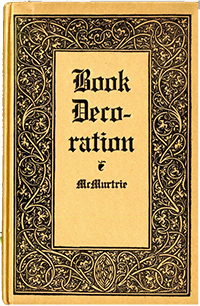 Cover of McMurtrie's Book Decoration