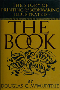 Cover of McMurtrie's The Book