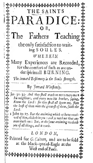 English Diggers writing