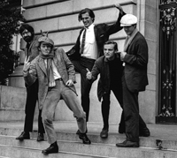 Photo of Diggers after arrest charges dropped, 1966