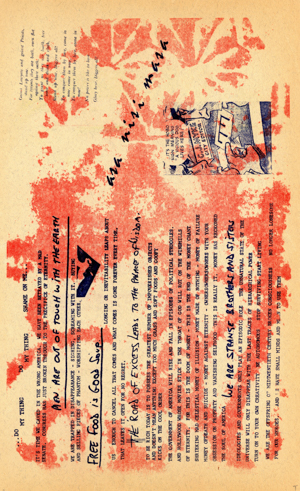 A Digger street sheet