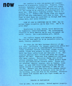 A Digger street sheet