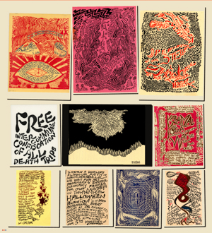 Jet's collage of Noh Penny Opera posters