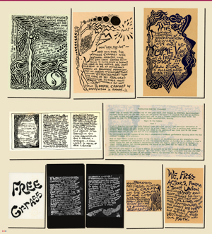 Jet's collage of Noh Penny Opera posters