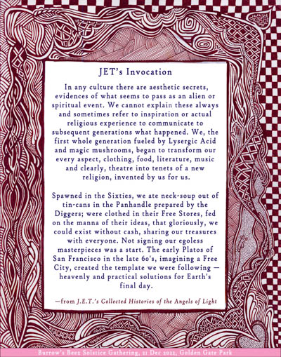 Burrow's Beez Solstice Gathering, 21 December 2022, Golden Gate Park