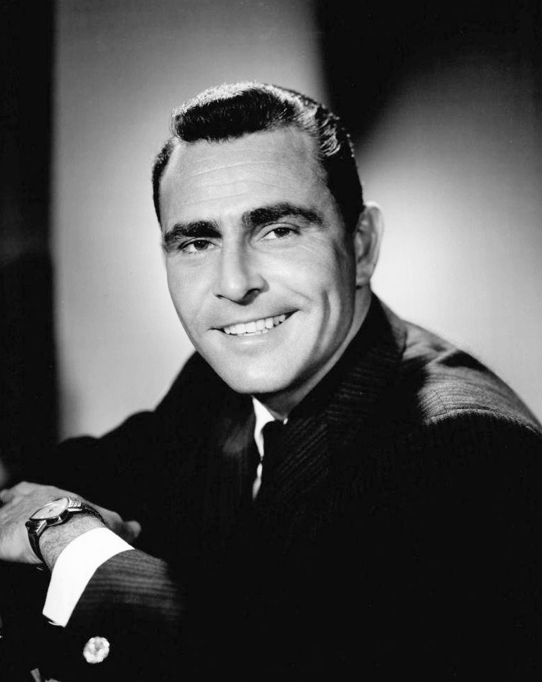 Rod Serling in 1959. JET names him among the writers associated with his university years in Tallahassee.