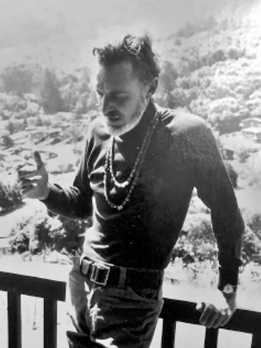 Lew Welch in 1968. JET remembers attending his writing course at UC Extension.